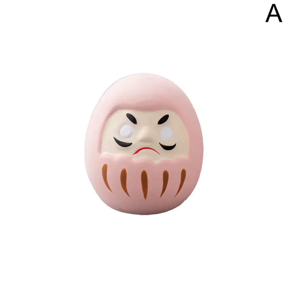 8 styles Japanese Ceramic Daruma Doll Crafts Lucky Charm Fortune Ornament Landscape Home Desk Decor Miniature Gifts Accessories