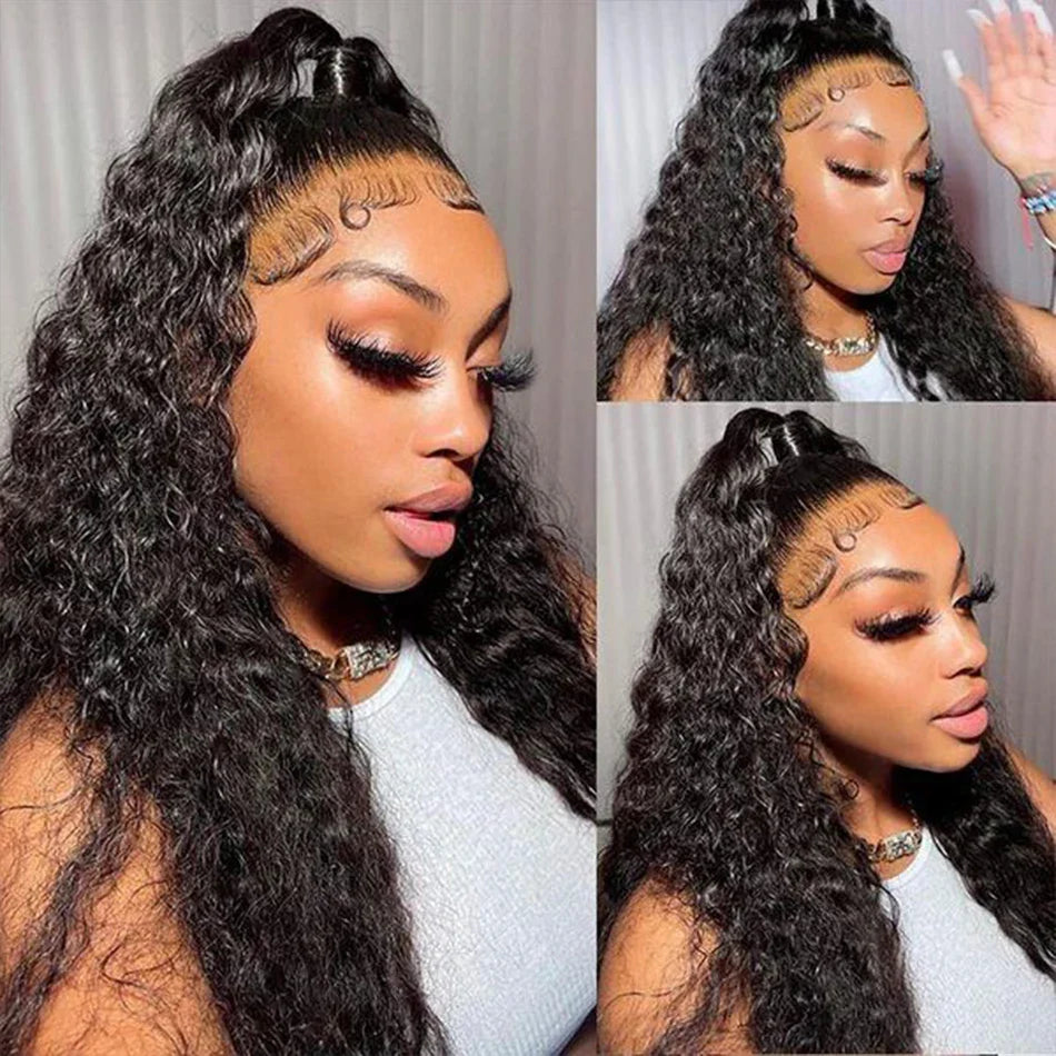 Short Bob Wig | Glueless 13x4 Lace Front Wig | Malaysian Remy Human Hair | Wet & Wavy | Ready to Wear