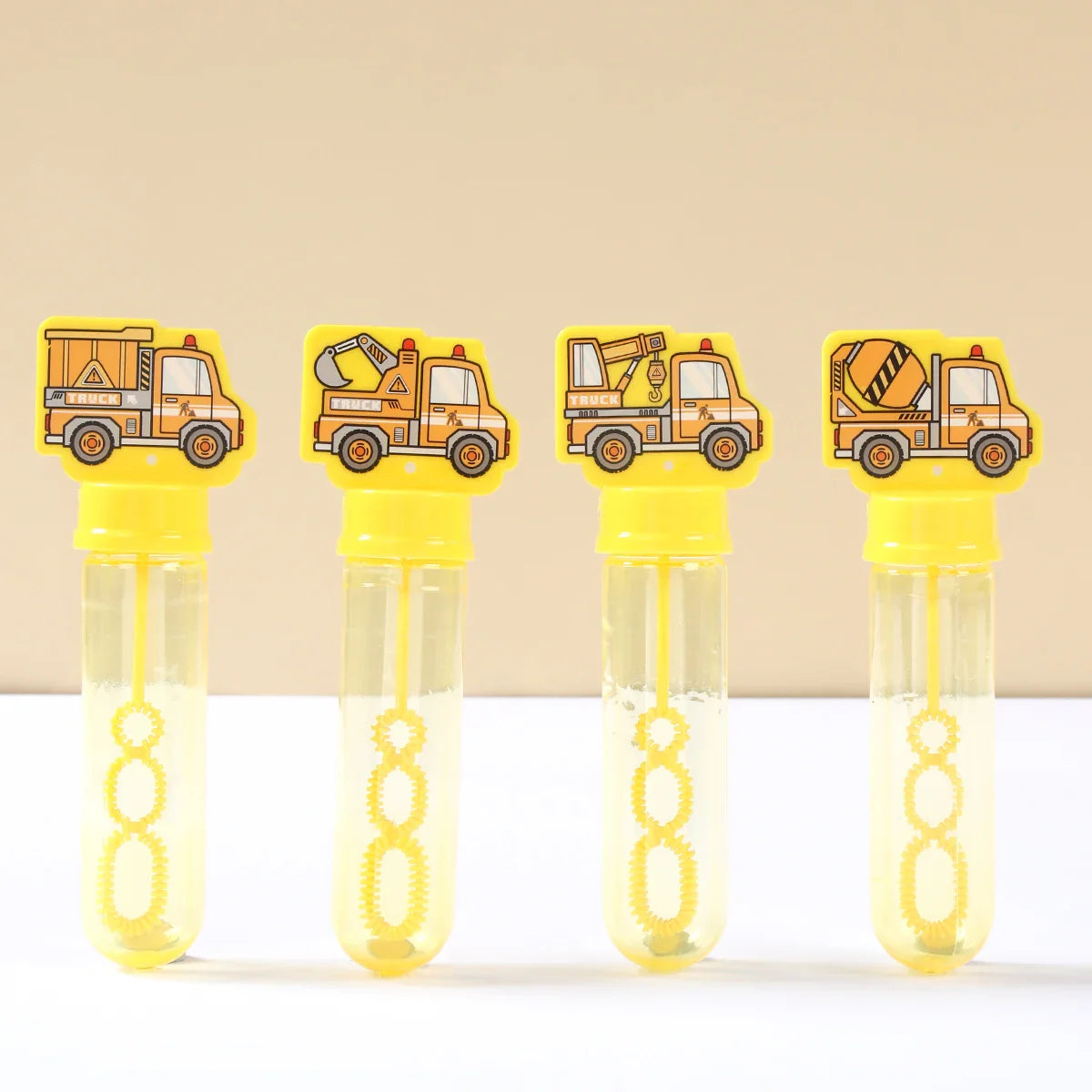 Engineering Vehicle Bubble Tube Soap Bottle Construction Birthday Party Decor Kids Favors Toys for Guests Gifts Baby Shower