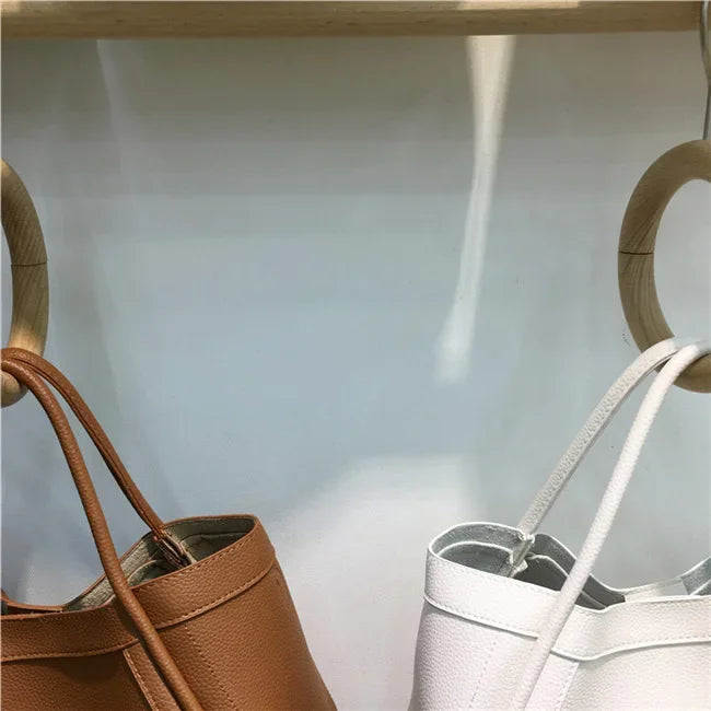 Fashionable Simple Korean Style Large Capacity Tote Bag | Versatile Crossbody Handbag & Mother-Child Commuting Bag