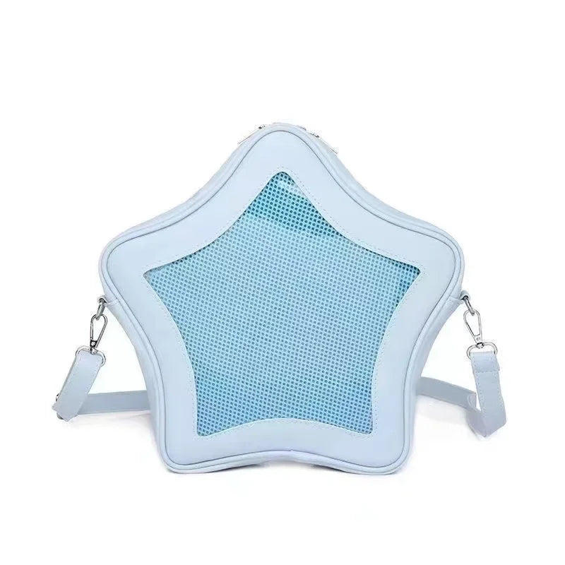 Original Cute Kawaii Ita Bag | Anime Five Pointed Star Two-dimensional Crossbody Bag &amp; Street Fashion Ulzzang Shoulder Bag