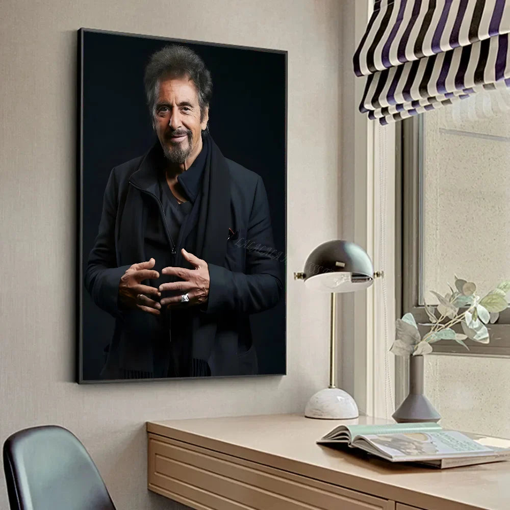 Al Pacino Poster HD Posters Home Room Bar Cafe Decor Art Wall Painting Picture