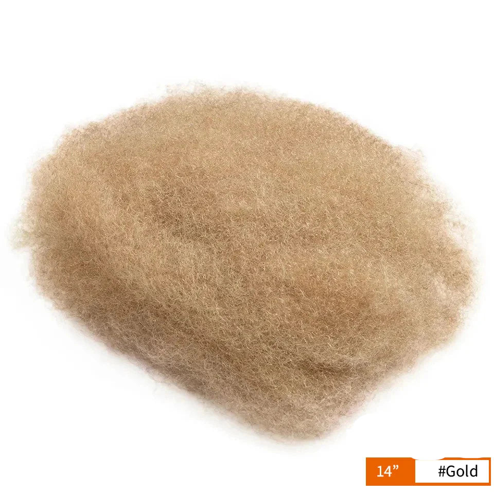 Honey Blonde & Black Afro Kinky Bulk Human Hair for Braids & Locs | Two-Tone Remy Extensions