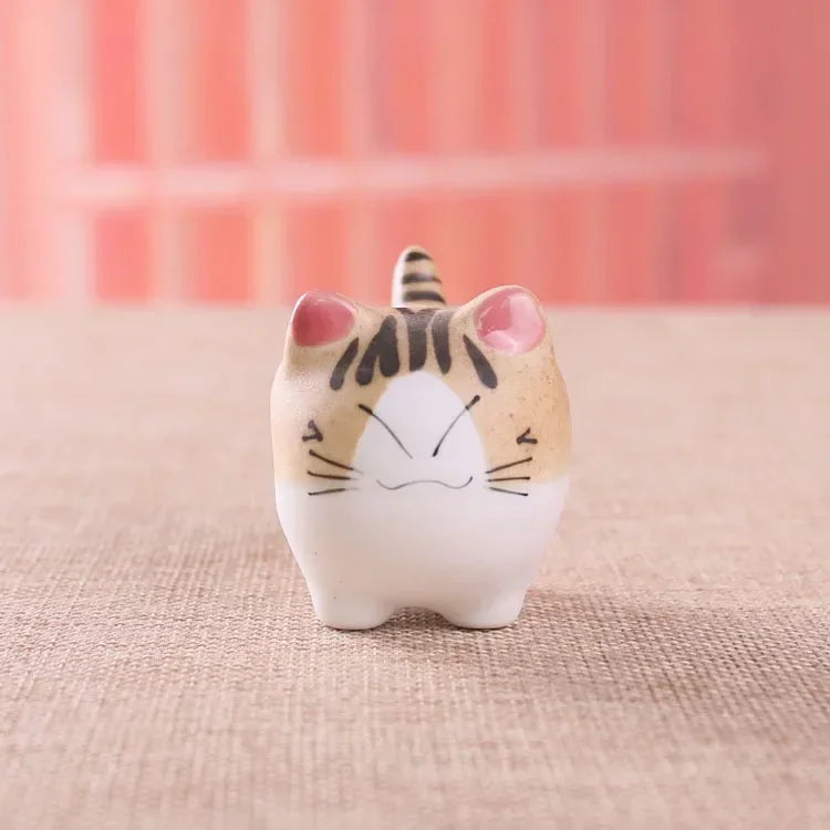Ceramic Flower Pot Cute Cat Succulent Plant Pots Vase Simulation Cartoon Animal Pots Planters for Indoor Plants Home Decoration