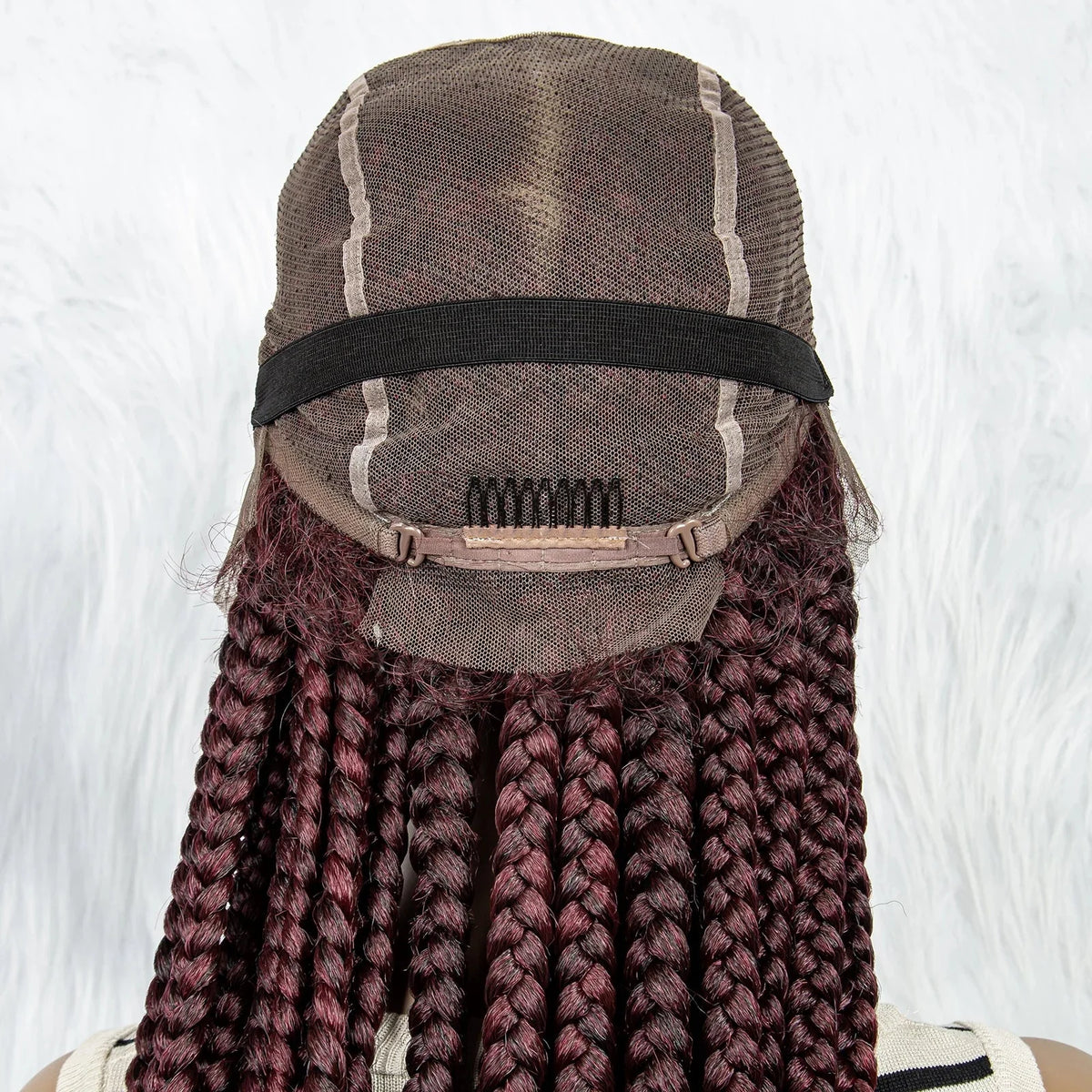 HD Lace Knotless Square Box Braids Wig | Full Lace | Baby Hair | Black Women