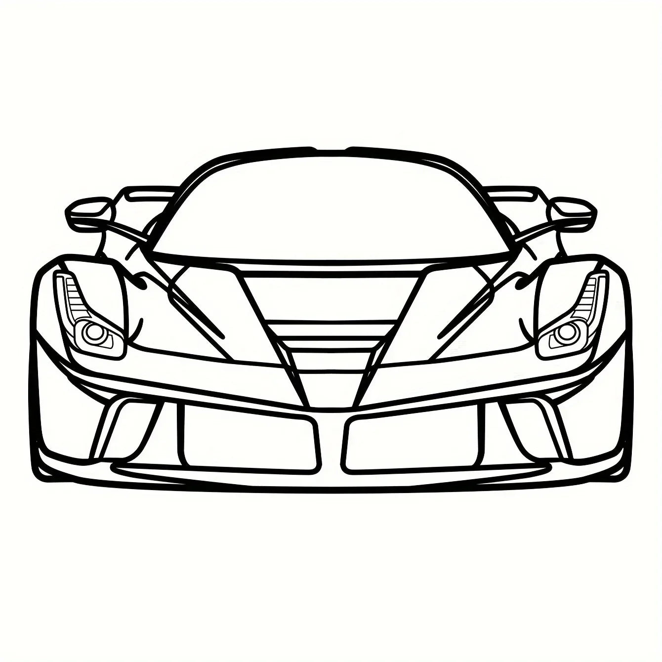 Decorative Hot Border Metal Line Art Designed Specifically for Passionate Automotive Aficionados Looking To Create Wall Displays