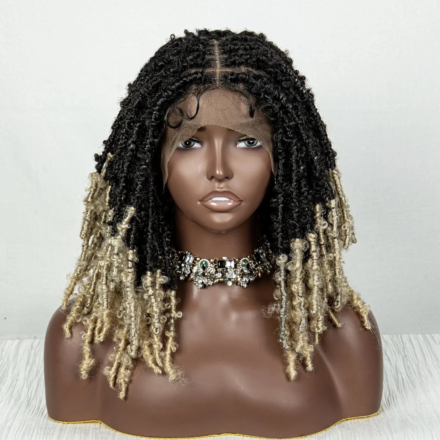 Butterfly Locs Bob Wig | Crochet Braids | Lace Front | Synthetic Dreadlocks