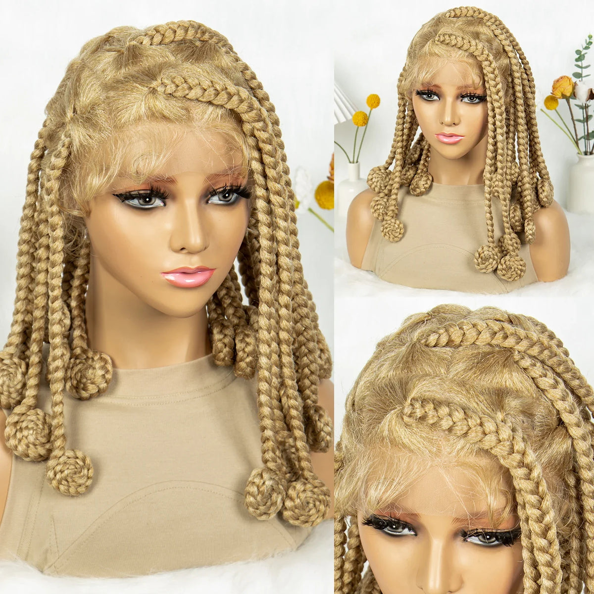 KIMA Chunky Knotless Bantu Box Braids Wig | Full Lace