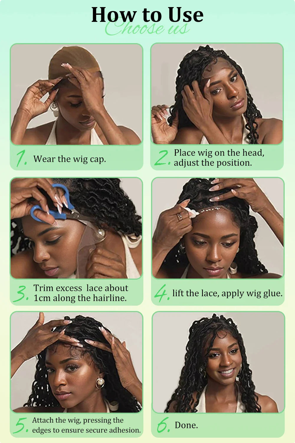 Short Length Box Braided Wig Full Lace Braided Wig Curly Hair With Baby Hair Braiding Wig Twisted Dreadlocks Wig For Women