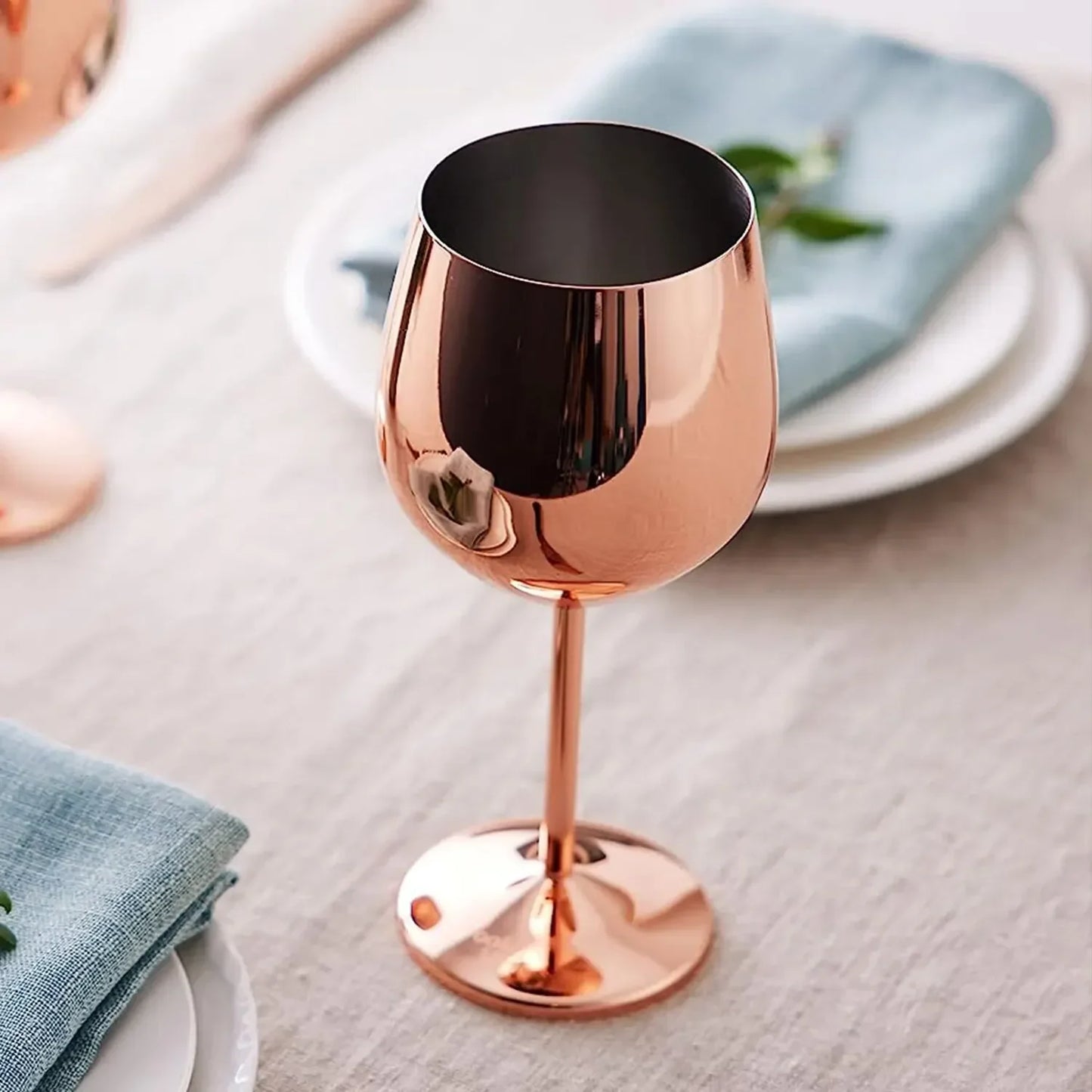 Stainless Steel Wine Glasses Unbreakable Metal Cocktail Glasses , 500 Ml, for Drinking Cocktails and Wine at Bar and Home