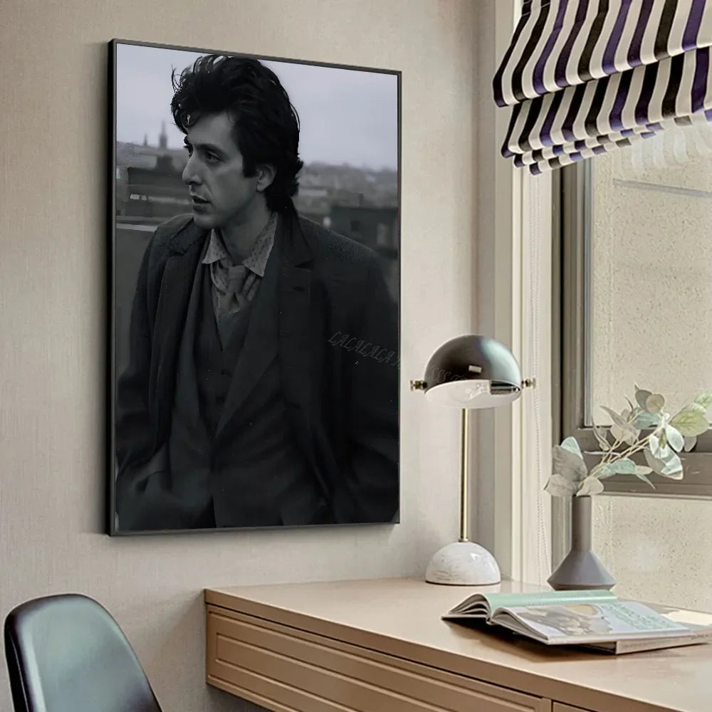 Al Pacino Poster HD Posters Home Room Bar Cafe Decor Art Wall Painting Picture