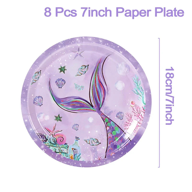 Mermaid Tail Cupcake Stand Under The Sea Little Mermaid Birthday Party Supplies Wedding Birthday Party Decor Kids Baby Shower