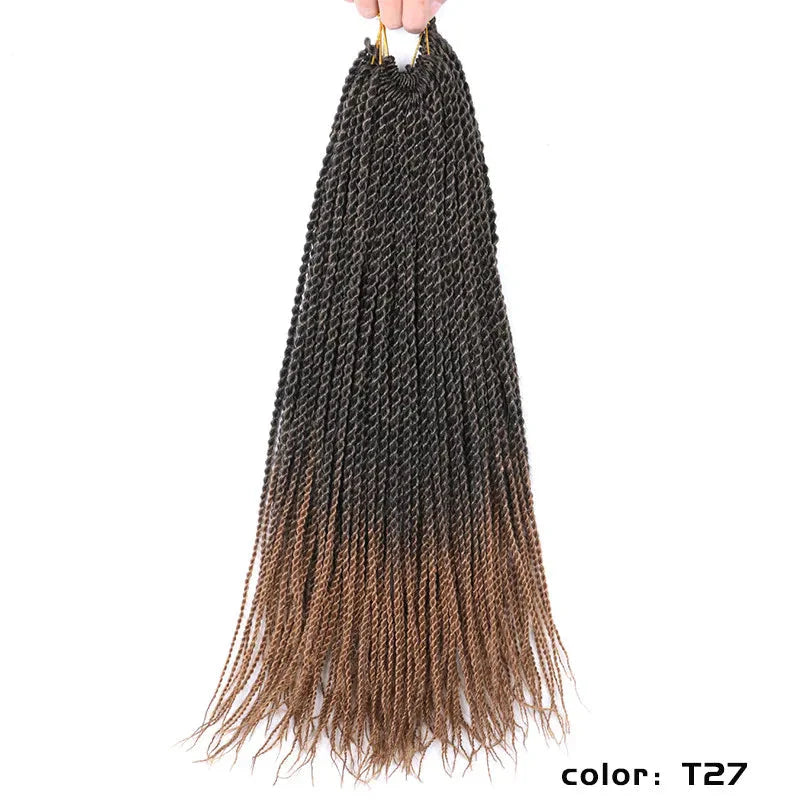 Full Star Senegalese Twist Crochet Braids | 30 Strands/Pack | Ombre Colors