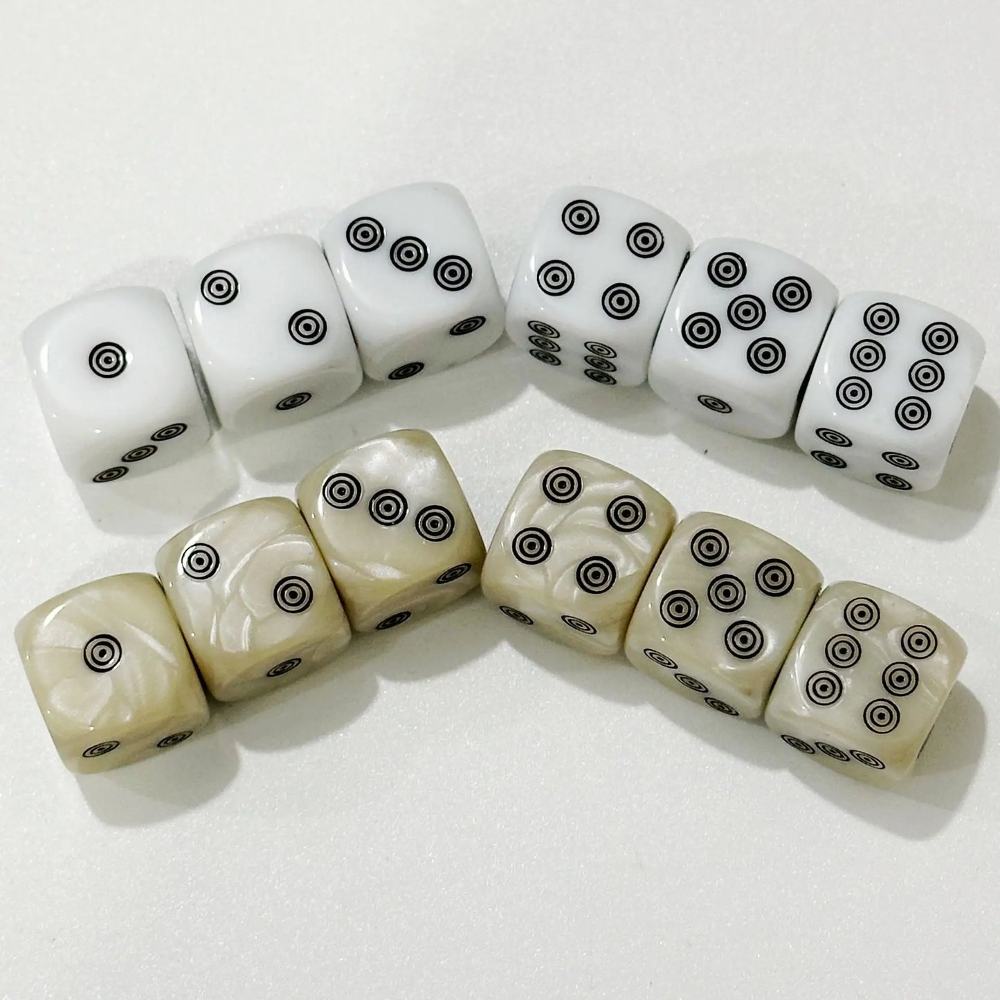 10 Pcs/set 6 Sided Circle Dice Funny Puzzle Game