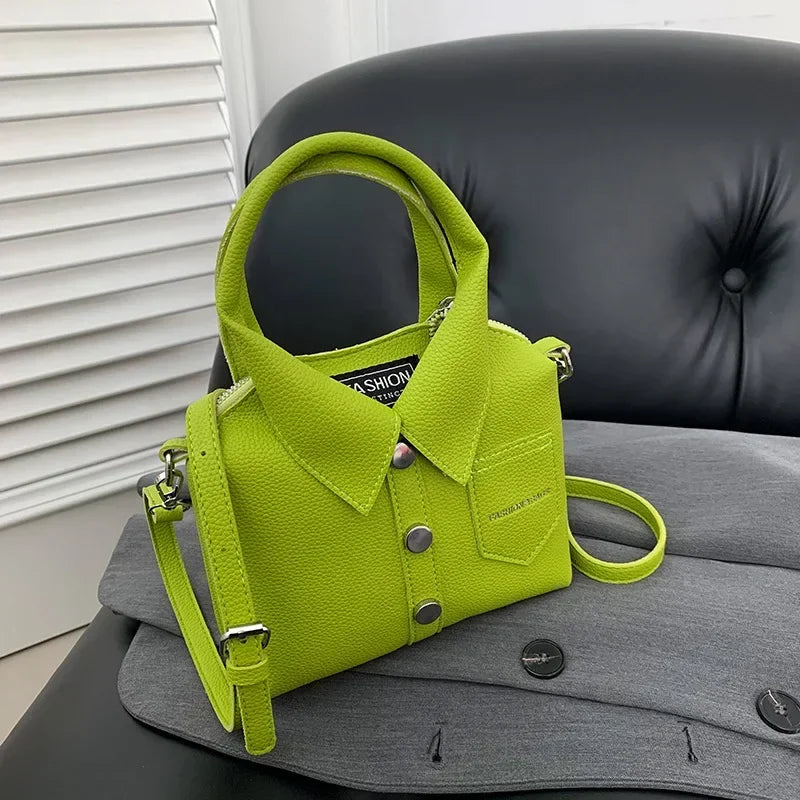 Designer Style Square Compact Shoulder & Crossbody Bag | High Quality PU Leather Handbag for Women (Zipper Closure, Unique Design)