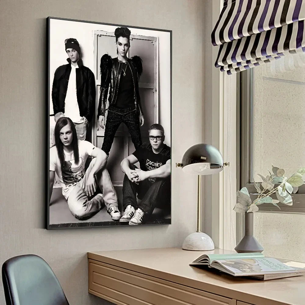 T-Tokio Hotel Poster HD Posters Home Room Bar Cafe Decor Art Wall Painting Picture
