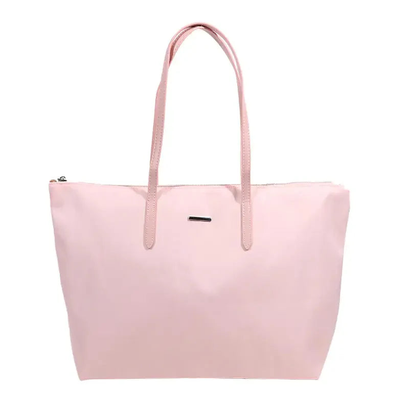 Women's Tote Bag | Simple Fashion Commuting & Shopping Shoulder Bag (New Nylon Waterproof Large Capacity Cloth Bag)