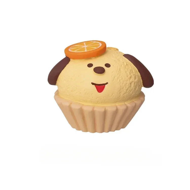1pc ZAKKA Japanese Cat Food Bakery Coffee Shop Scene Decoration Resin Crafts Small Ornaments Croissant Donut Dessert Cupcake