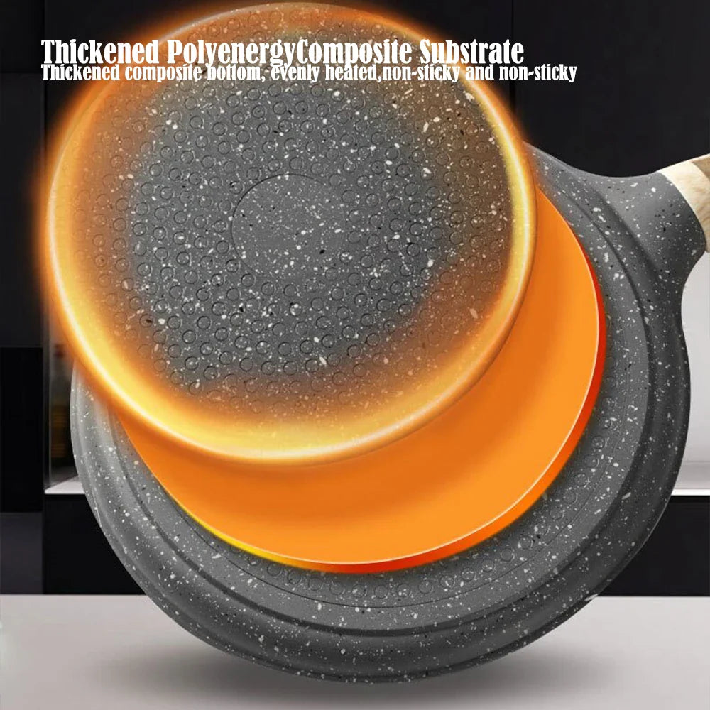 Thousand Layer Pizza Baking Tray Steak Pancake Kitchen Electric Stove Gas Stove Universal Non Stick Frying Pan Flat Bottomed Pan