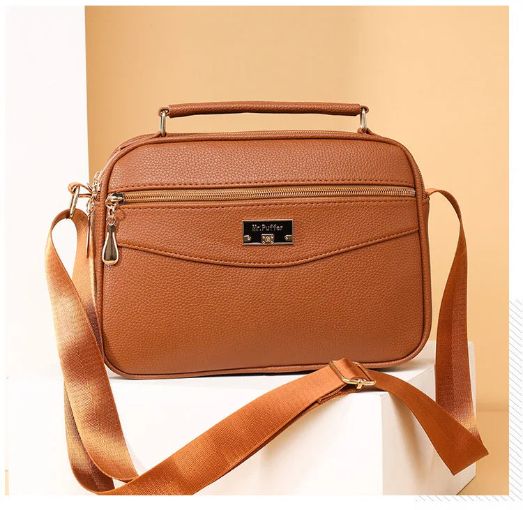 Large Capacity Foreign Trade PU Small Square Bag | New Women's Simple Handbag & Versatile Crossbody Purse