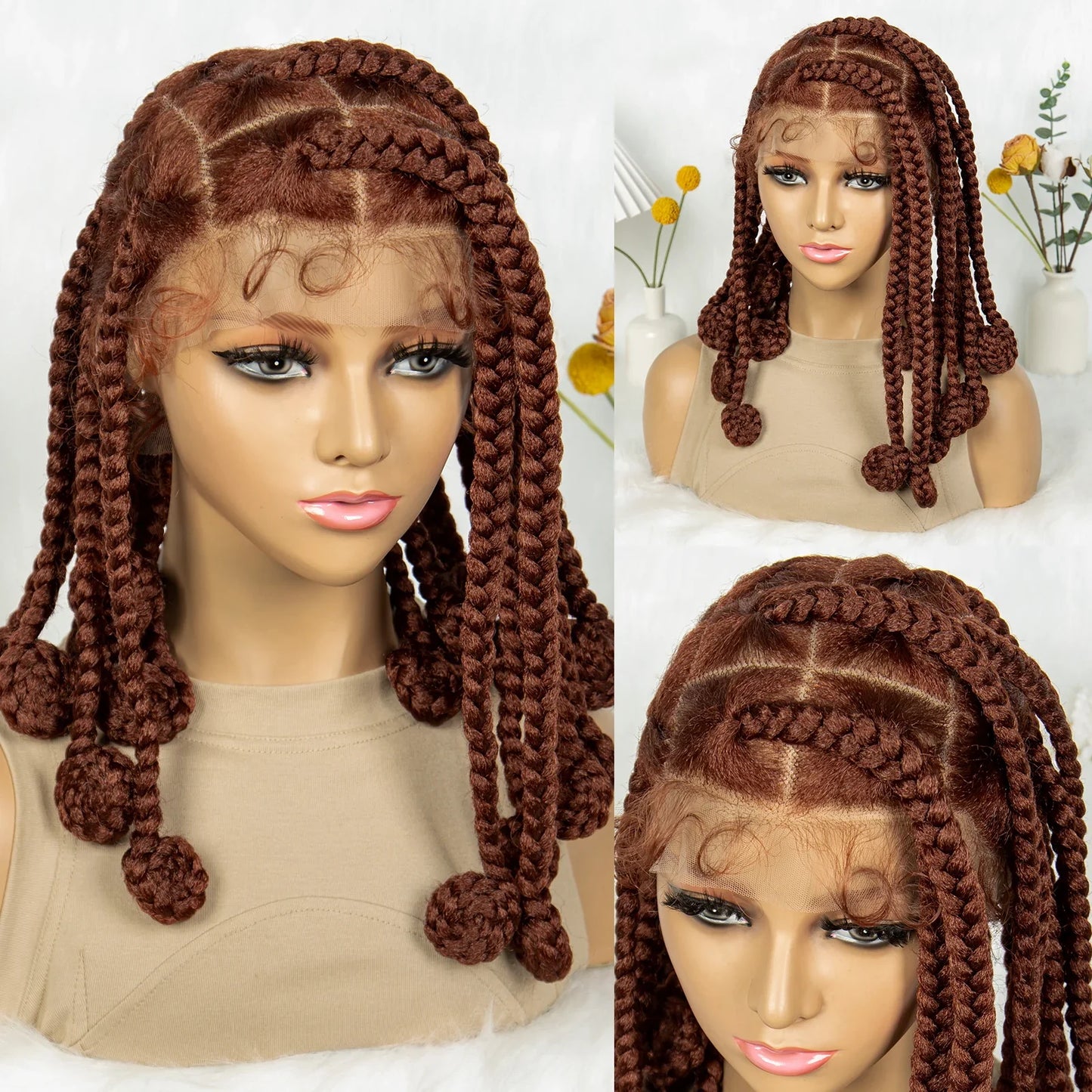 KIMA Chunky Knotless Bantu Box Braids Wig | Full Lace