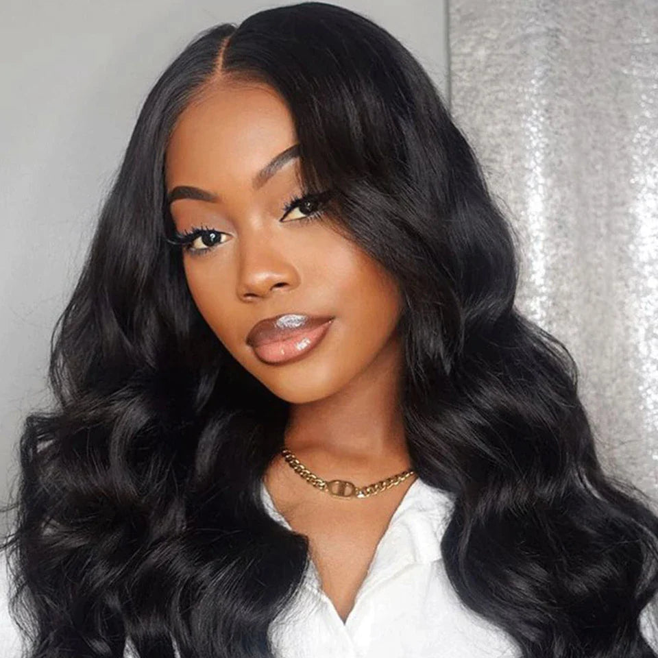 Indian Body Wave Transparent Wear-to-Go T-Part Lace Wig | Human Hair Lace Front (On Sale Clearance)