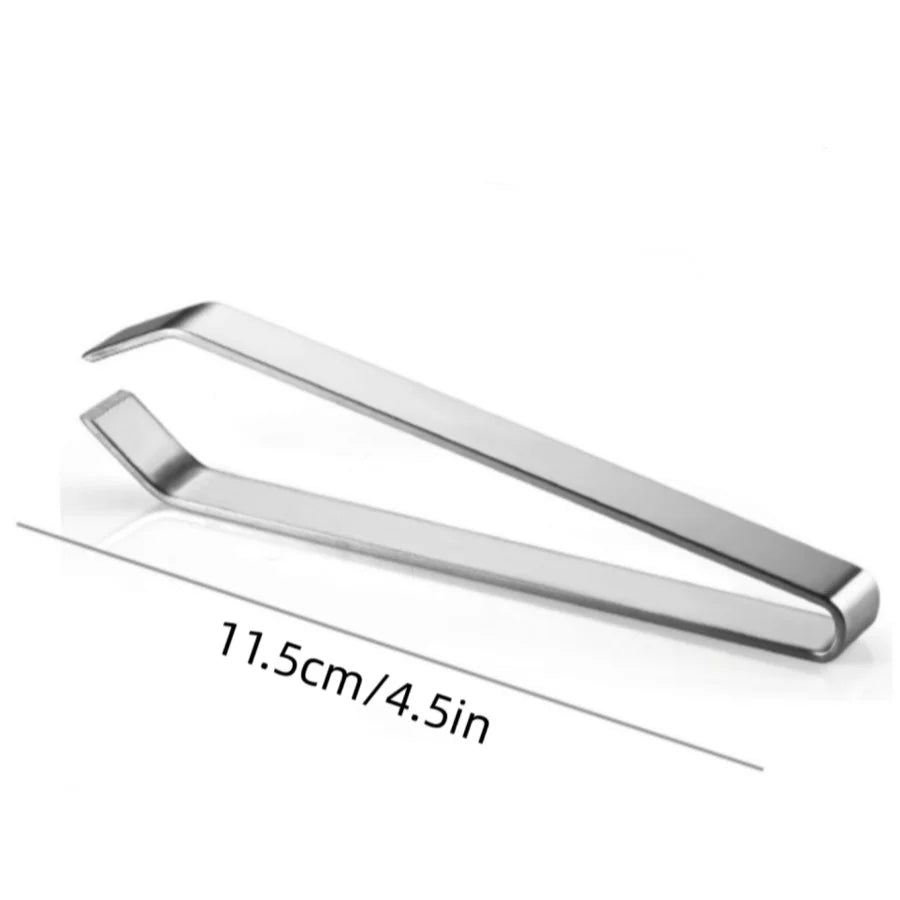 Stainless steel plucker, fish bone pliers, duck feather and chicken feather divine tool, hair removal forceps, processing tool