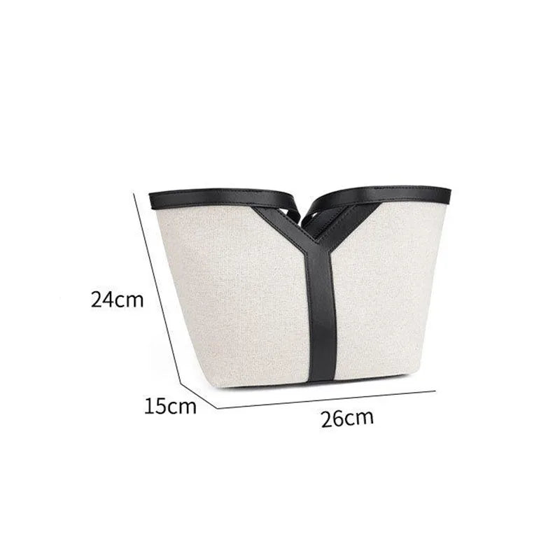 Y-shaped Design Shoulder Bag 2025 | Brand Seaside Beach Vacation Travel Hollow Straw Large Capacity Tote Bag (Casual Light Handbag)