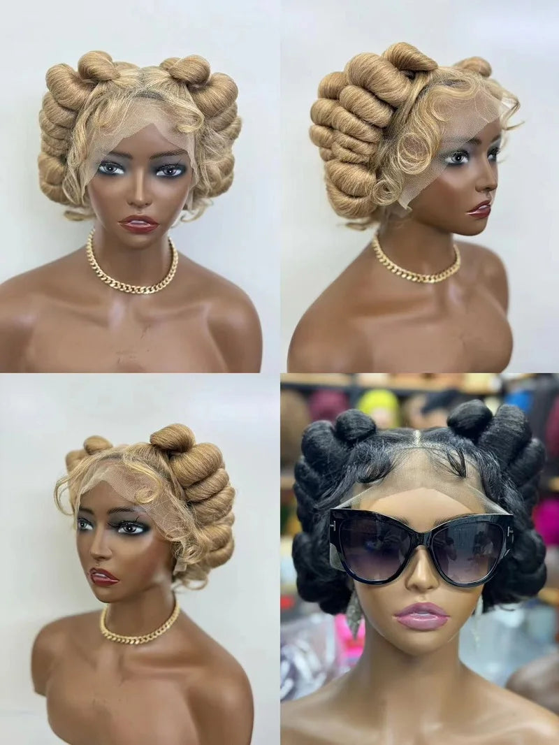HD Full Lace Knotless Box Braids Wig | Handmade African Braiding Hair