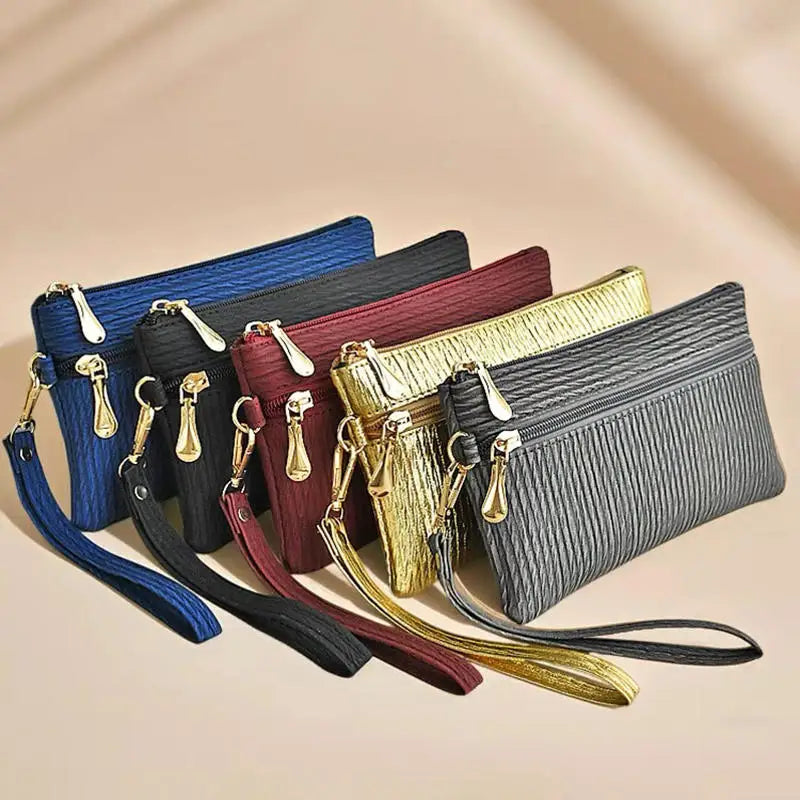 Fashion Zipper Bag Women's Wallet | Simple Coin Purse & Ladies Handbag (Mobile Phone Bag, Casual Small Square Bag)