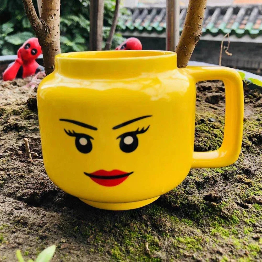 Cute Design Face Expression Ceramic Mug Christmas Gift Box Funny  Mug Ideal Gift for New Year Creative and Unique Gift
