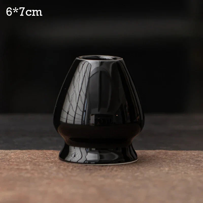 Ceramic Matcha Tea Whisk Holder For Dining Room Teahouse Matcha Ceremony Green Tea Chasen Holder Stand Bowl Teawares