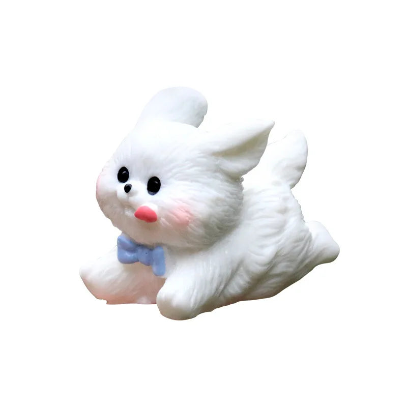 5-10pc Figurines Miniatures Cute Dog Micro Landscape Ornaments For Home Decorations Kawaii Puppy Car Desk Decor Room Accessories