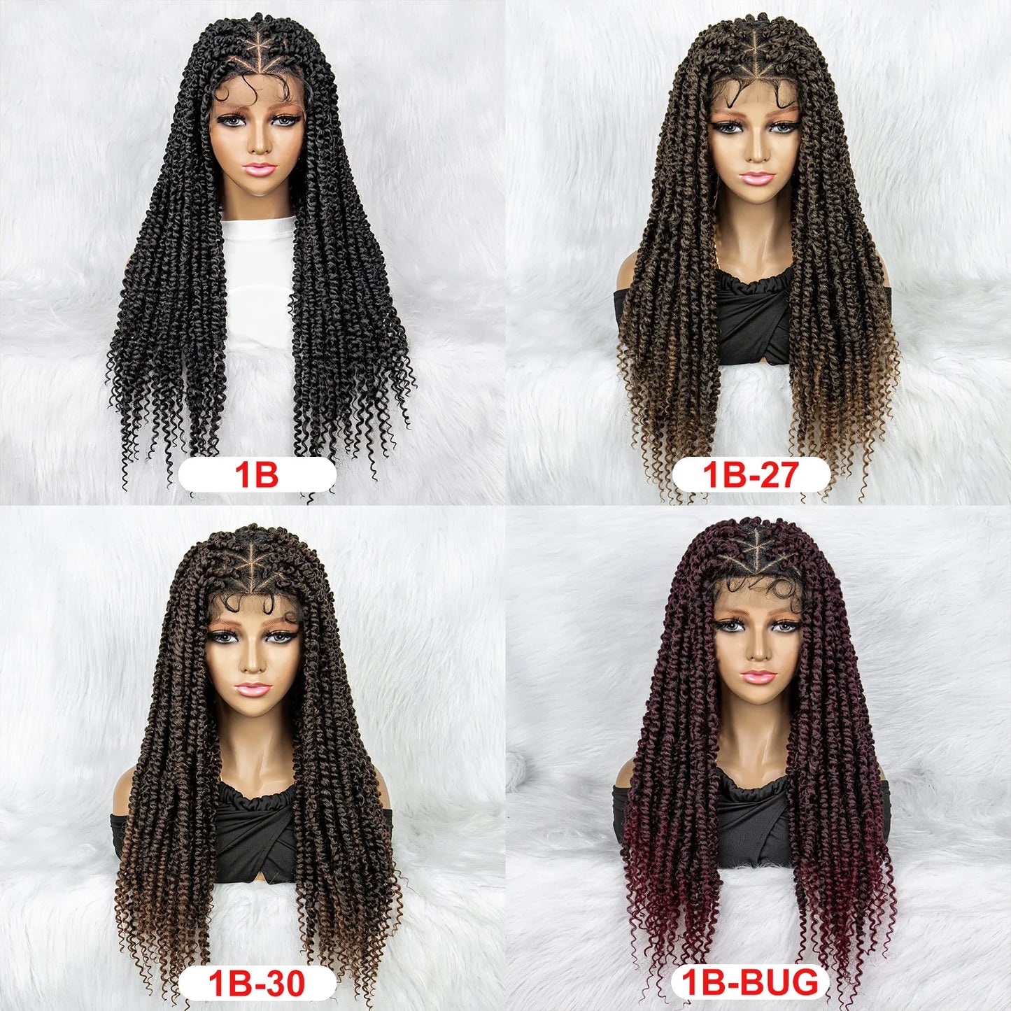 Knotless Box Braids Wig | Full Lace Front with Baby Hair