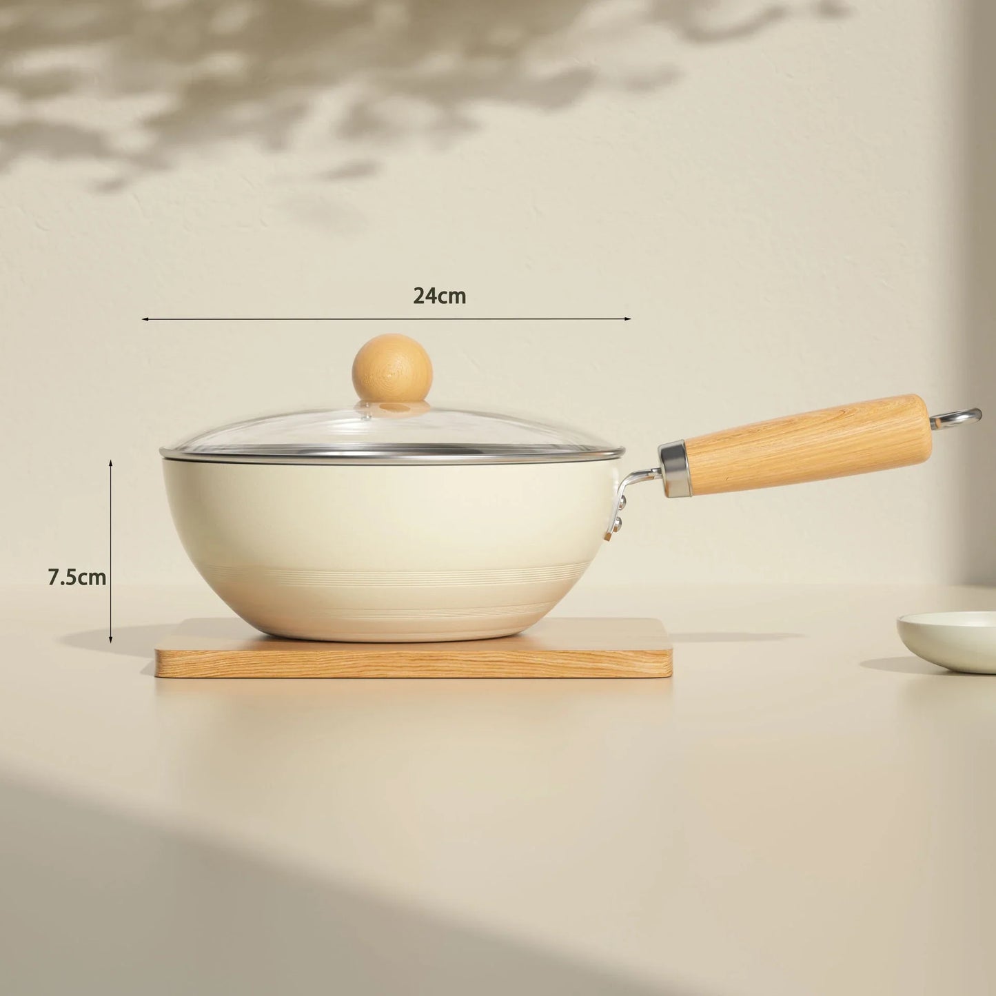 Mini Ceramic Non-Stick Frying Pan Wok Home Egg Steak Skillet Pancake Fried Induction Cooker Gas Stove Saucepan Kitchen Cookware