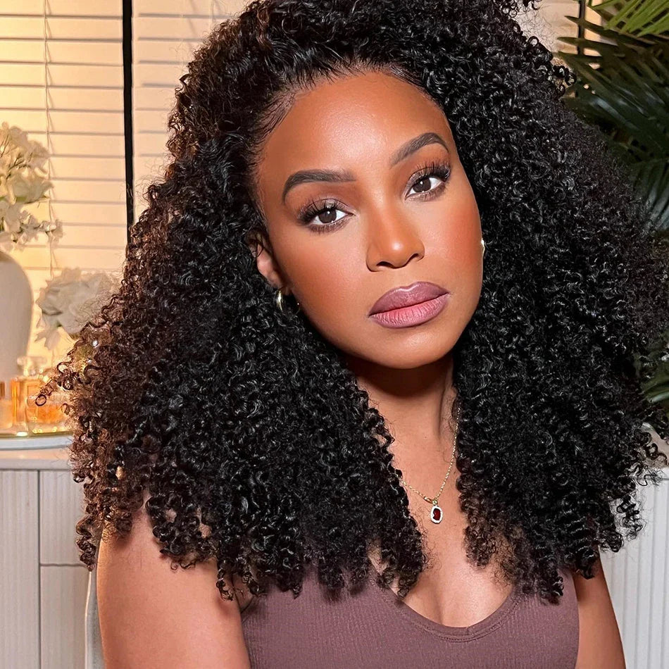 10A 9x6 Part Max M-Cap Glueless Jerry Curly Wig | Malaysian Remy Hair | Bleached Knots | Pre-Plucked | 180% Density | Ready to Wear