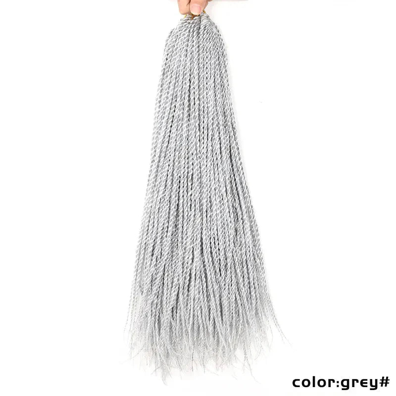 Full Star Senegalese Twist Crochet Braids | 30 Strands/Pack | Ombre Colors