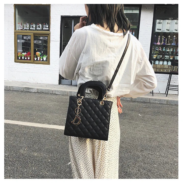 Luxury Lingge Chain Tote Bag | Women's Fashion Shoulder & Crossbody Handbag