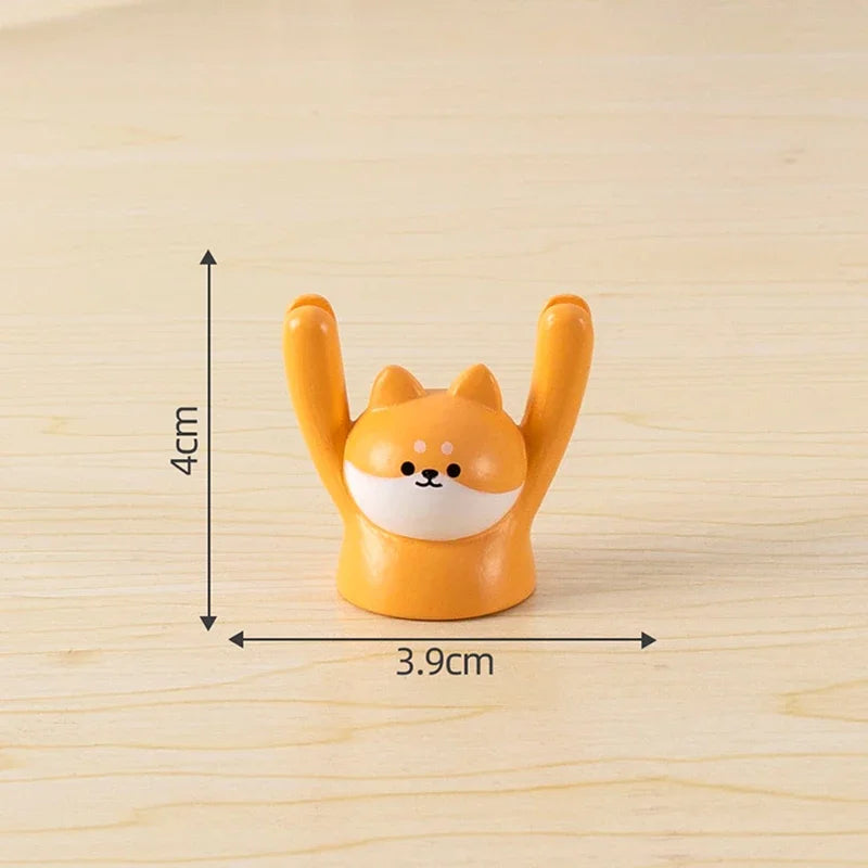Cute Cartoon Animal Design Message Holder Clip Photo Stand Card Inspiring Desk Decoration Accessories Crafts Small Ornament