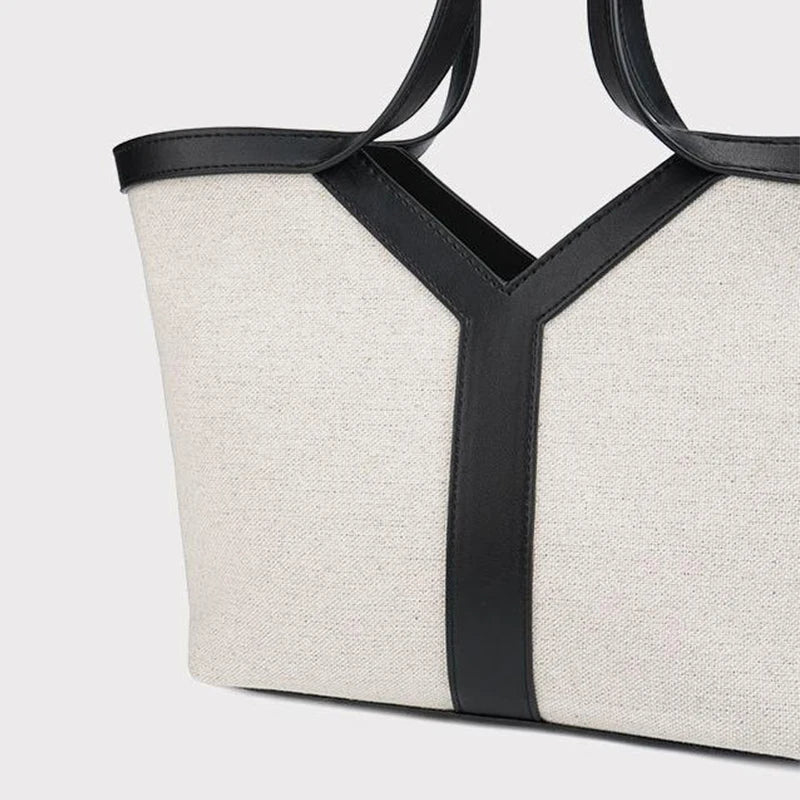 Y-shaped Design Shoulder Bag 2025 | Brand Seaside Beach Vacation Travel Hollow Straw Large Capacity Tote Bag (Casual Light Handbag)