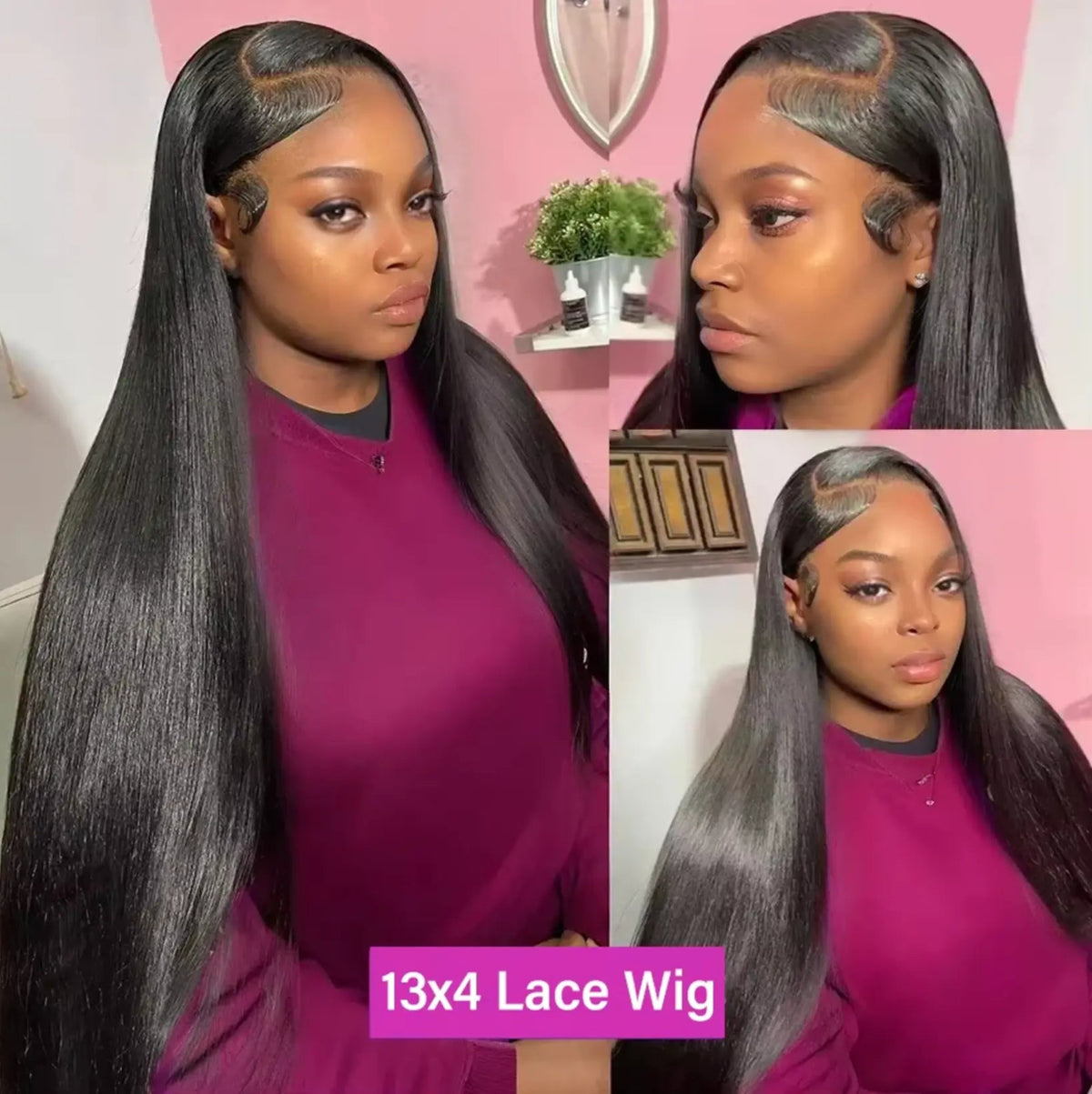 Straight Human Hair | HD Lace Frontal | Glueless | Ready To Wear | Brazilian | Preplucked