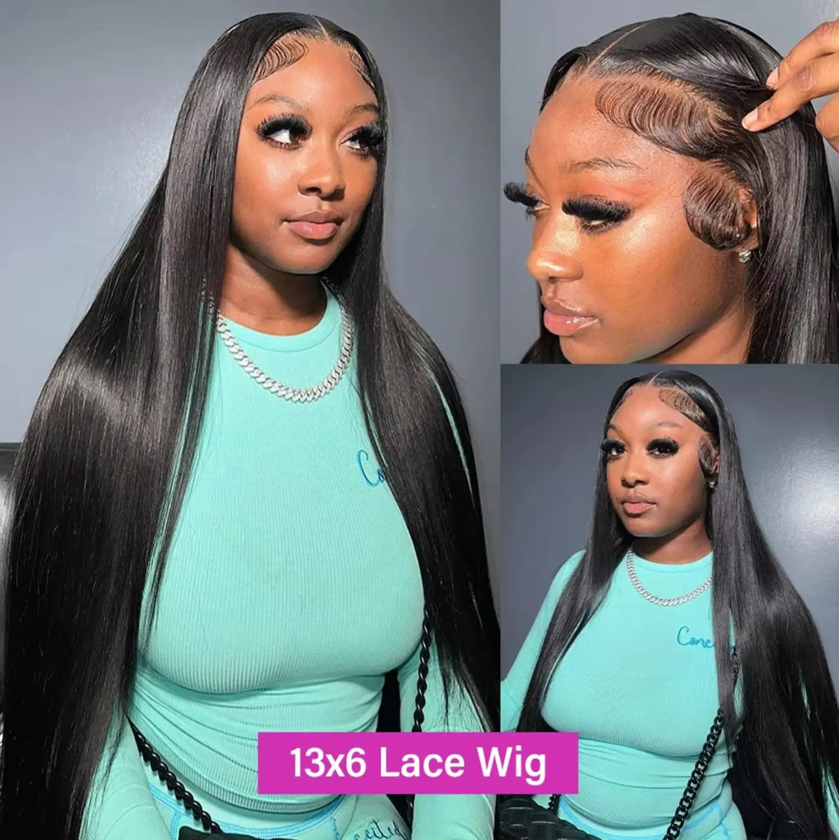 Straight Human Hair | HD Lace Frontal | Glueless | Ready To Wear | Brazilian | Preplucked