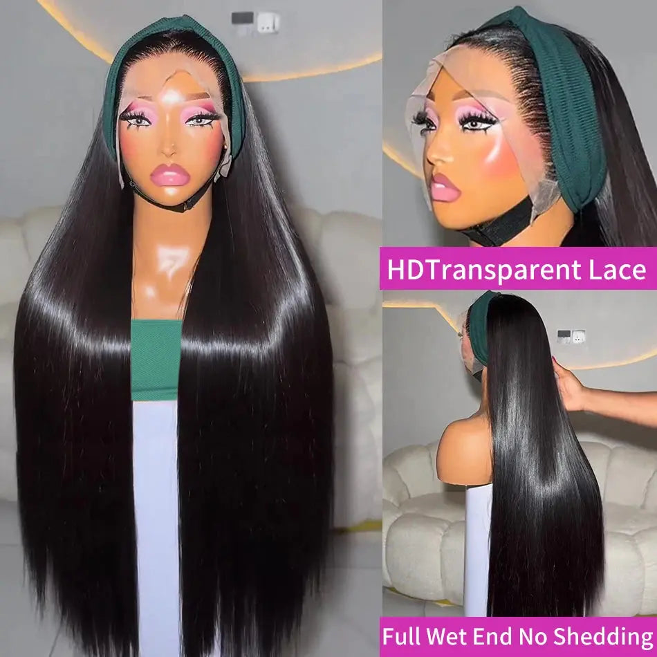 Straight Human Hair | HD Lace Frontal | Glueless | Ready To Wear | Brazilian | Preplucked