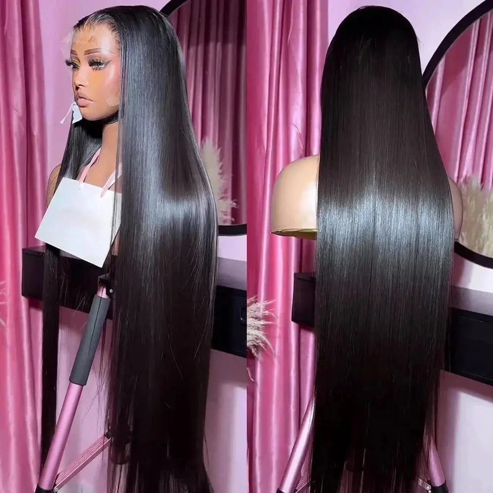 Straight Human Hair | HD Lace Frontal | Glueless | Ready To Wear | Brazilian | Preplucked