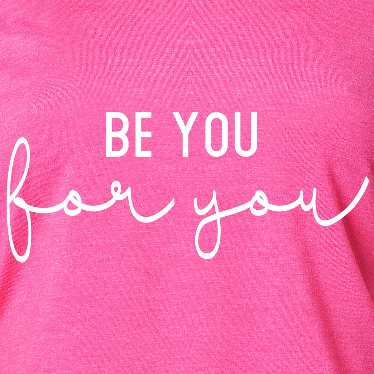 Be You, For You Black Tapered Long Sleeve Hoodie