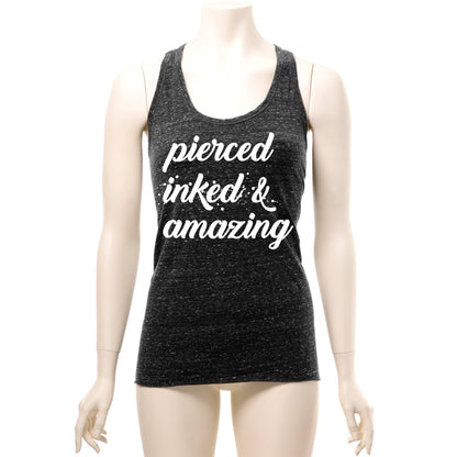 Pierced Inked & Amazing Cosmic Twist Back Tank Top