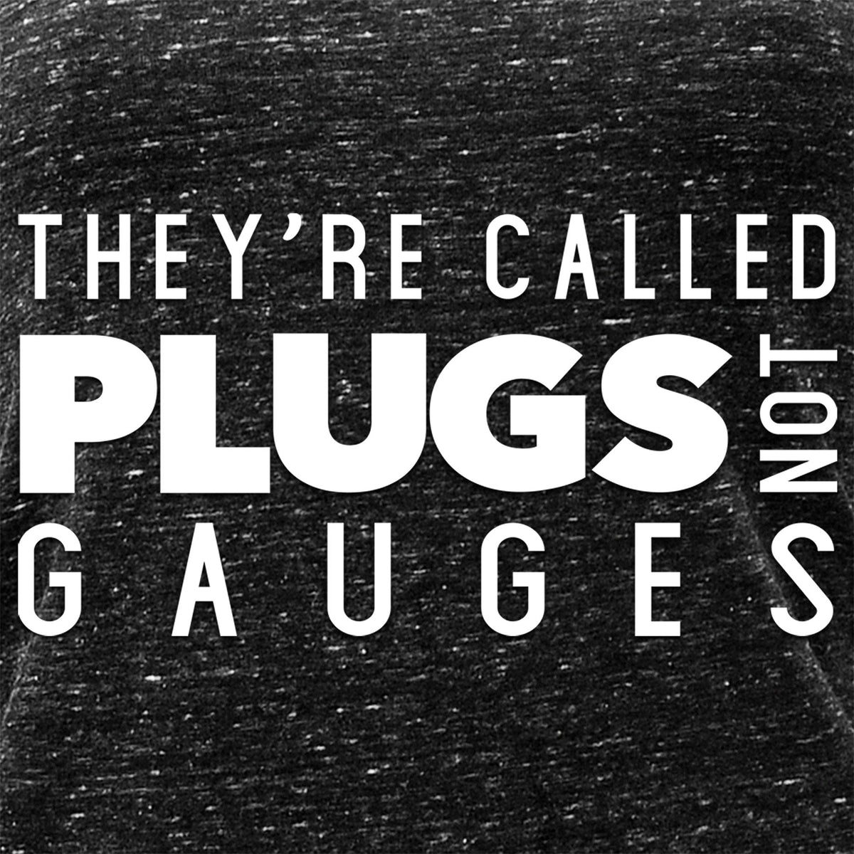 They're Called Plugs NotGs Black Gray Cosmic Twist Back Tank Top