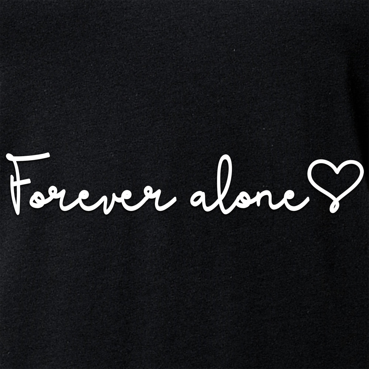 Forever Alone Tapered V-Neck Tee Shirt