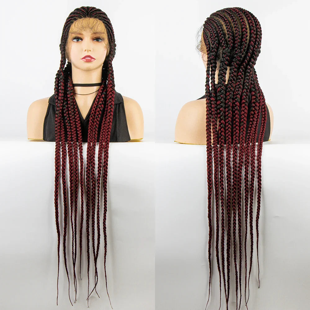 KIMA Cornrow & Box Braids Wig | Full Lace with Baby Hair