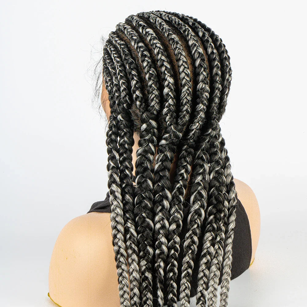 KIMA Cornrow Box Braids Wig with Baby Hair | Full Lace & Lace Front Options
